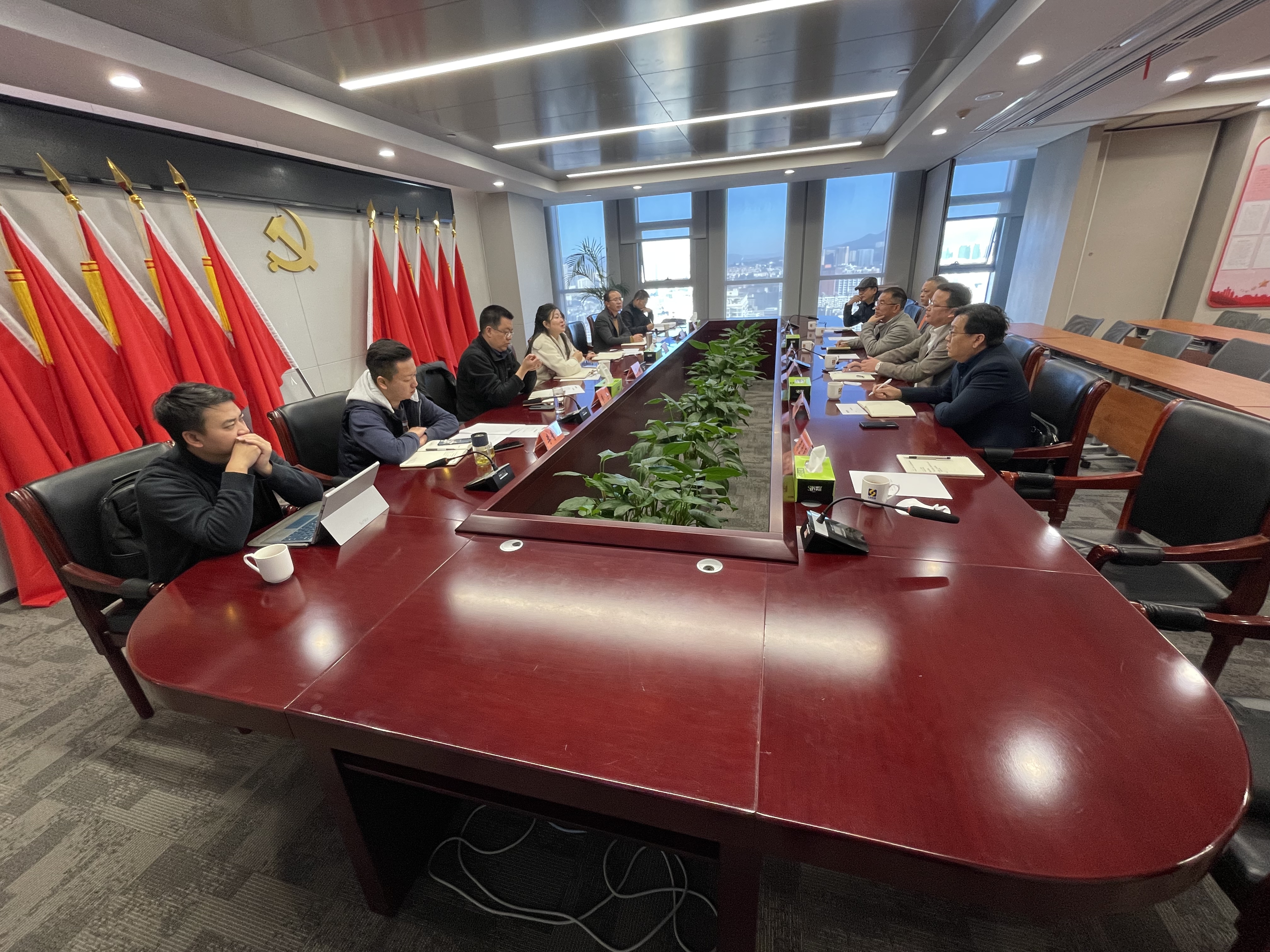 通号云南投资有限公司拜访云投铁路党委书记、董事长罗铟